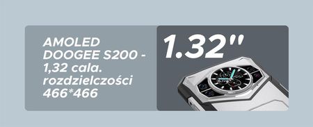 Doogee S200 12/256GB Szary - zdjęcie 3
