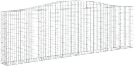 Dkd Home Decor Gabiony Z Wysokim Łukiem 7szt. 400X30X120/140cm Ocynkowane Żelazo - zdjęcie 2