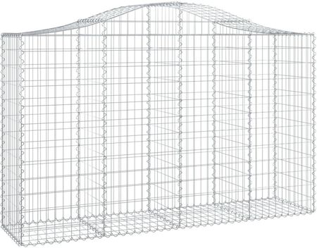 Dkd Home Decor Gabiony Z Wysokim Łukiem 10Szt. 200X50X120/140cm Ocynkowane Żelazo - zdjęcie 2