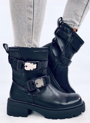 Botki militarne BEAUS BLACK 39 - zdjęcie 3