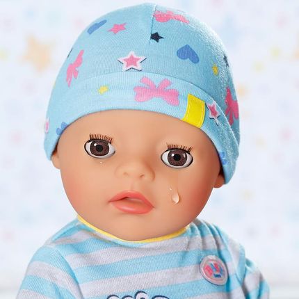Baby Born Lalka Interaktywna Little Boy Chłopiec Bobas 7 Funkcji + Akcesoria 36cm 2+ - zdjęcie 2