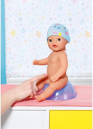 Baby Born Lalka Interaktywna Little Boy Chłopiec Bobas 7 Funkcji + Akcesoria 36cm 2+ - zdjęcie 4