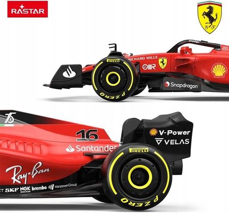 Samochód Zdalnie Sterowany Auto Rc Ferrari F1-75 Bolid Formuła 1 Na Pilota - zdjęcie 3