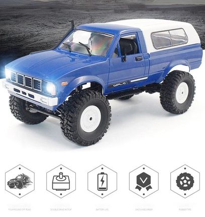 Duży samochód zdalnie sterowany Auto Rc Terenowy Wpl 4x4 Offroad - zdjęcie 2
