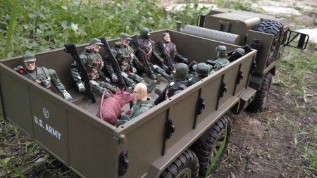Ciężarówka Transporter Zdalnie Sterowany Pojazd Rc 6x6 wersja 2023 - zdjęcie 4