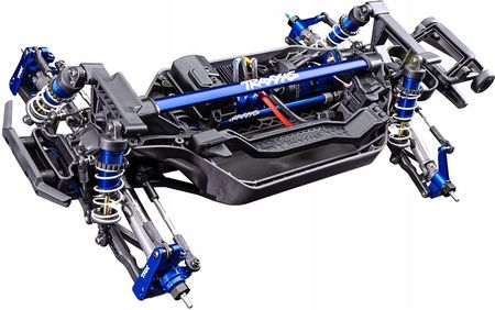 Samochód zdalnie sterowany Rc Traxxas 1/10 Rustler 4X4 Ultimate 67097-4BLUE - zdjęcie 2