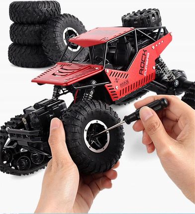 Samochód Zdalnie Sterowany Crawler Rc 4x4 Auto 2w1 - zdjęcie 4