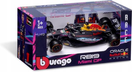 Race Oracle Red Bull Racing RB19 Miami #1 Bburago - zdjęcie 3
