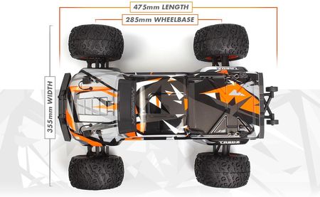 Model samochodu rc Maverick Quantum2 Mt 4x4 1/10 oświetlenie Led - zdjęcie 2