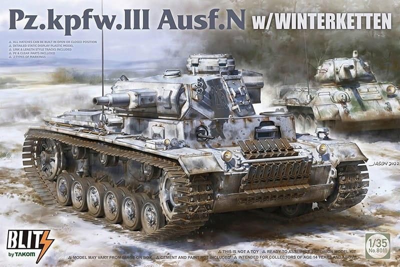 Zdjęcie Pz.kpfw.III Ausf.N (with winterketten) 1:35 Takom - Warszawa