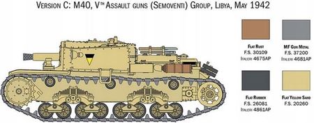 1:56 Italian Tanks M13/40 M14/41 and Semoventi M40 M41 - zdjęcie 4