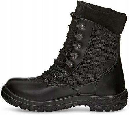 Buty wysokie Grom 01-108742 czarne Protektor - zdjęcie 2