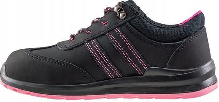 Buty Robocze Półbuty Damskie Skórzane Lekkie Z Metalowym Podnoskiem S1 Bhp - zdjęcie 2