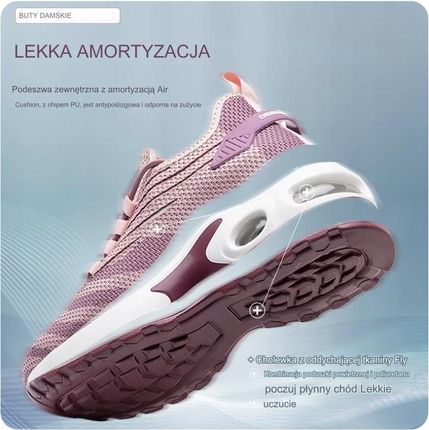 Protect Bardzo Lekkie Buty Półbuty Robocze Damskie Siatkowe Oddychające Z Noskiem - zdjęcie 6