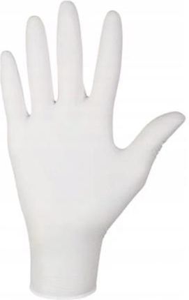 Mercator Medical Rękawice Nitrylowe Białe White Mercator Nitrylex A'100 M' - zdjęcie 4