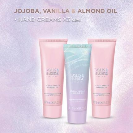 Baylis & Harding JojobaVanilla Almond Oil Zestaw Upominkowy Do Rąk Z Olejkiem Migdałowym - zdjęcie 4