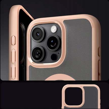 Spigen Etui Ultra Hybrid Mag Do Magsafe Iphone 16 Pro Półprzezroczysto Różowe - zdjęcie 5