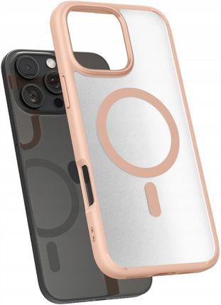 Spigen Etui Ultra Hybrid Mag Do Magsafe Iphone 16 Pro Półprzezroczysto Różowe - zdjęcie 3