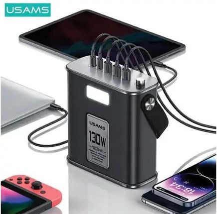 Usams Ua Cd196 80000Mah 130W Beżowy (STXLOGTC02) - zdjęcie 3