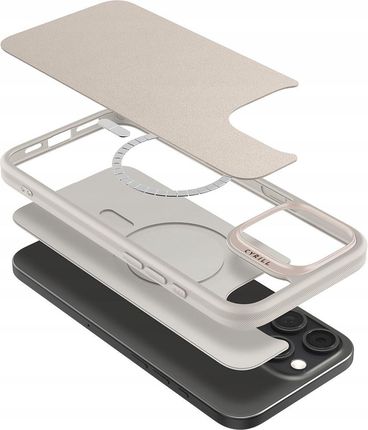 Spigen Etui Cyrill Kajuk Mag Do Magsafe Iphone 16 Pro Max Beżowe - zdjęcie 3