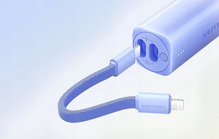 Vention 5000Mah 20W Kabel Usb C Do Lightning Żółty (FHWY0) - zdjęcie 6