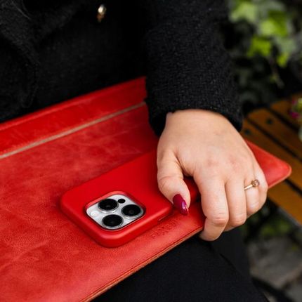 Fixed Etui Magleather Magsafe Do Apple Iphone 16 Pro Czerwony - zdjęcie 5