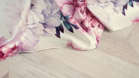 Spod Igły I Nitki Peony Light Zasłona Welurowa 140X250 Velvet - zdjęcie 2