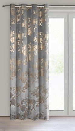 Eurofirany Zasłona Gotowa Celia 140 X 250 Cm Stalowy - zdjęcie 3