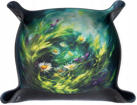Playmaty Tacka na kości - Dice Tray - Kwietny Wianek 22x22cm - zdjęcie 4