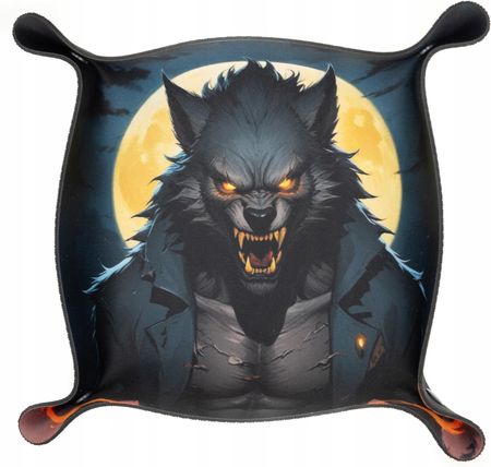 Playmaty Tacka na kości - Dice Tray - Wilkołak 22x22cm - zdjęcie 2