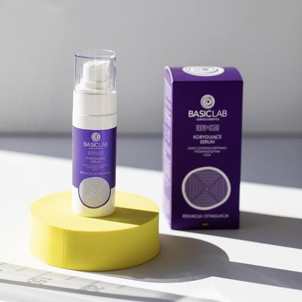 BASICLAB - Korygujące serum 0,05% czystego retinalu Redukcja i Stymulacja, 30ml - zdjęcie 3