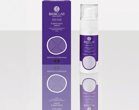 BASICLAB - Korygujące serum 0,05% czystego retinalu Redukcja i Stymulacja, 30ml - zdjęcie 4