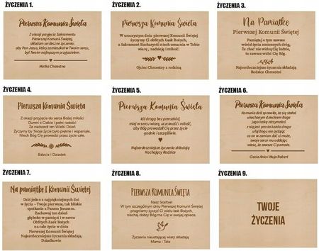 Grawernia24 Prezent Na Komunie Świętą Pamiątka Pudełko +Grawer - zdjęcie 2