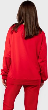 Bluza DK-K-B2 CZERWONY BAWEŁNA (kolor czerwony, rozmiar S) - zdjęcie 2