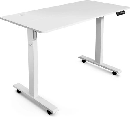Biurko elektryczne 120 x 60 cm Amone - Białe - zdjęcie 2