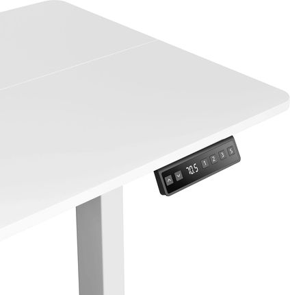 Biurko elektryczne 120 x 60 cm Amone - Białe - zdjęcie 3