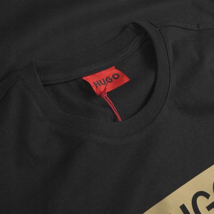 Koszulka Hugo Boss Czarno-złota logo rozmiar XXL - zdjęcie 2