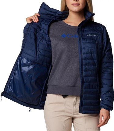 Kurtka zimowa damska Columbia Silver Falls II Full Zip Jacket 2098682464 Granatowy - zdjęcie 2