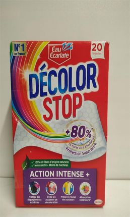 Decolor Stop Chusteczki Do Prania Zapobiegające Farbowaniu 20Szt. - zdjęcie 2