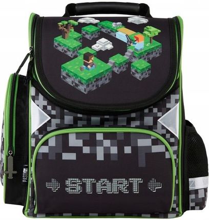 Plecak Szkolny Paso Minecraft Start Tornister Klasa 1-3 Zestaw 3El. - zdjęcie 4