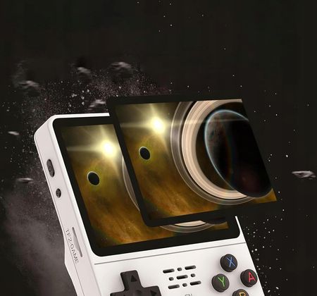 R36S Handheld, 3.5-inch IPS Screen, Linux System, 32G+128G - White - zdjęcie 3