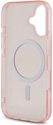 Guess Guhmp16Shfgerep Iphone 16 6 1 Różowy Pink Hardcase Iml Glitter Circle Magsafe - zdjęcie 4