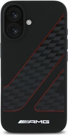Mercedes Amg Amhmp16S2Scfr Iphone 16 6 1 Czarny Black Hardcase Checkered Flag Pattern Magsafe - zdjęcie 2