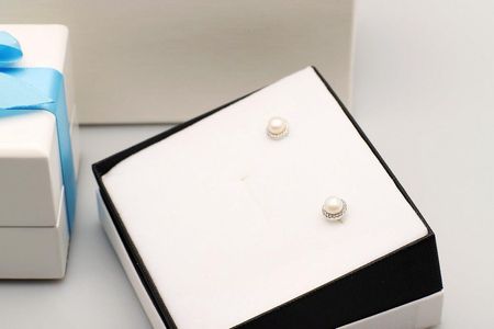Staviori Srebrne kolczyki KDK6239 - Cyrkonia - zdjęcie 2