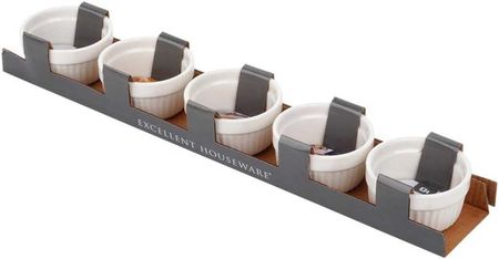 Kokilki miseczki porcelanowe do zapiekania 5 szt - zdjęcie 2
