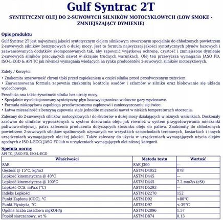 Gulf Syntrac 2T 4L - zdjęcie 2
