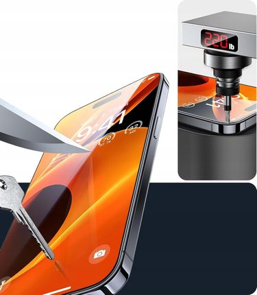 Torras Szkło Ochronne Do Iphone 15 Pro Max Ochronny - zdjęcie 3