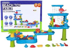 Zdjęcie Lean Toys Duży Interaktywny Stolik Park Wodny Do Piasku Foremki Młynki - Pieszyce
