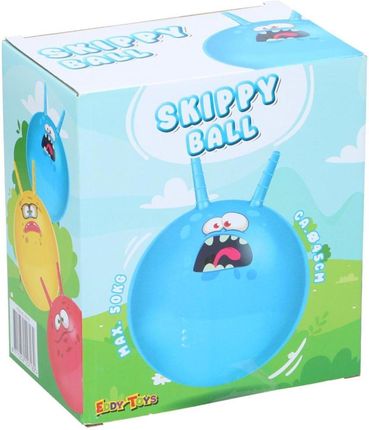 Eddy Toys Piłka Do Skakania Z Rogami 45Cm Niebieski - zdjęcie 2