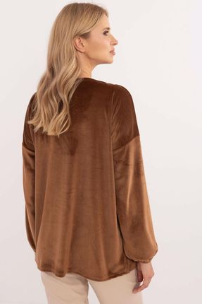 Bluzka Model DHJ-BZ-19902.49P Light Brown - Italy Moda - zdjęcie 2